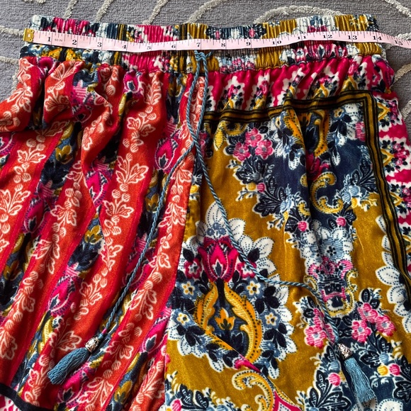 Anthropologie Zadie Velvet Sleep Lounge Harem Pants Pull On Size Small - Picture 8 of 11